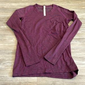 Lululemon maroon long sleeve